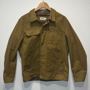 Taylor Stitch Lined Longshore Jacket in Harvest Tan Waxed Canvas - M - 40